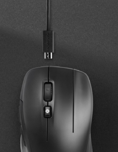 cadmouse mit ladekabel
